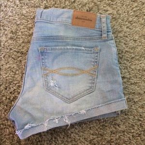 Abercrombie jean shorts