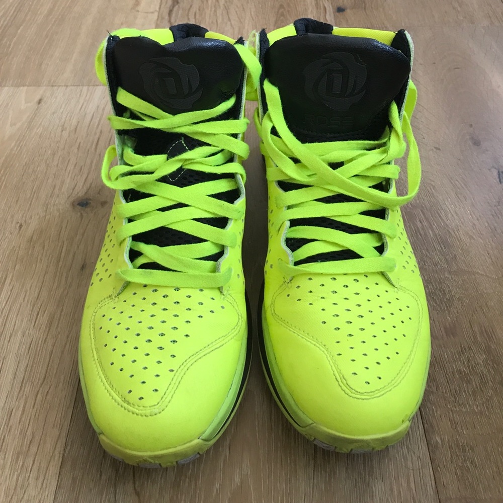 AL28 Adidas D Rose 3.0 Men Shoes Green Black