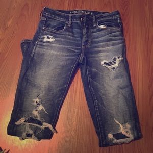 Size 6 ripped Jeggings