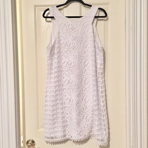 Lilly Pulitzer White Lace Dress