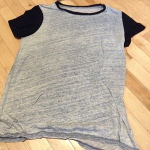 Light blue baseball tee