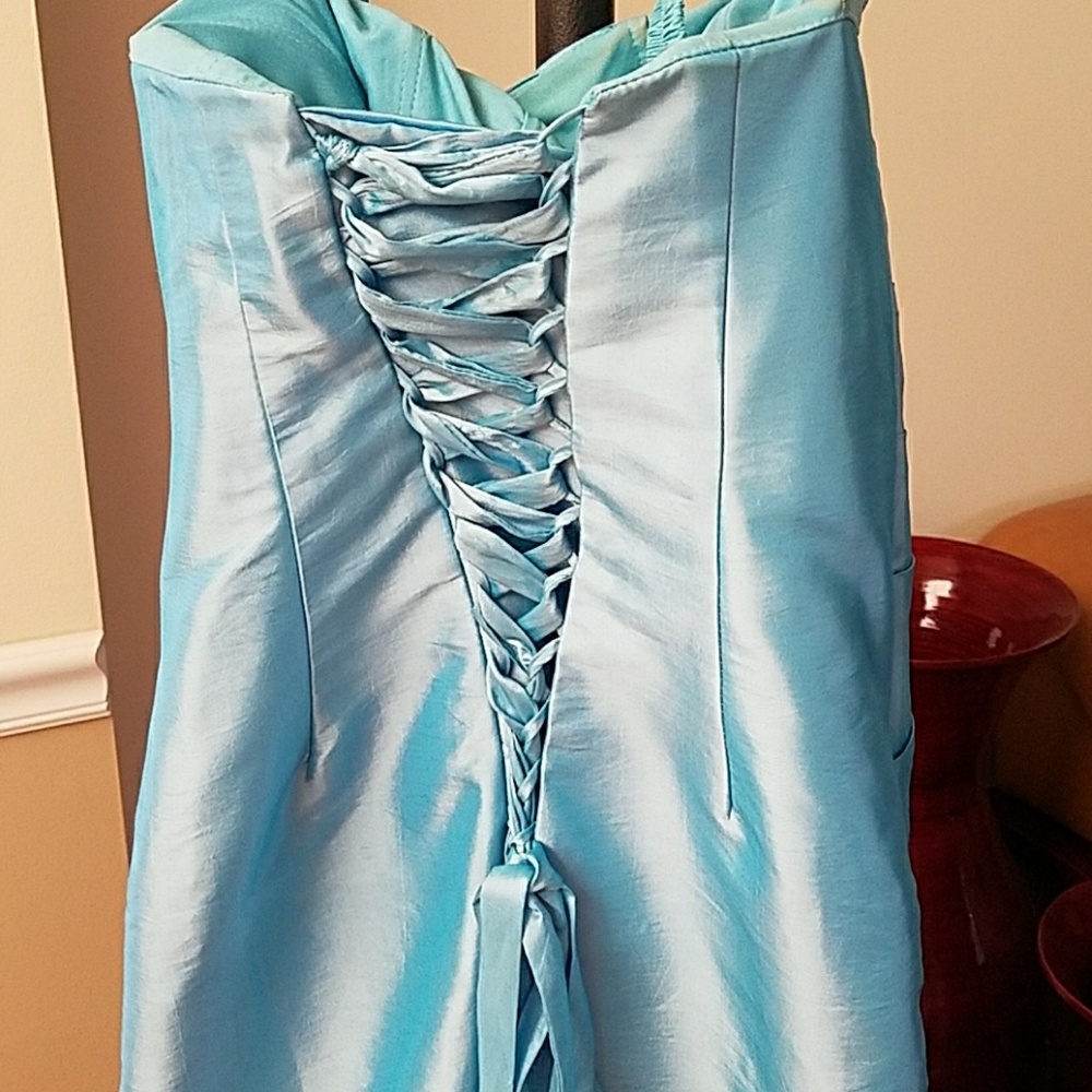 Blue mermaid dress - Picture 3 of 6