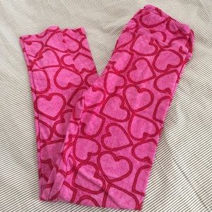 LulaRoe 💕 heart legging pants