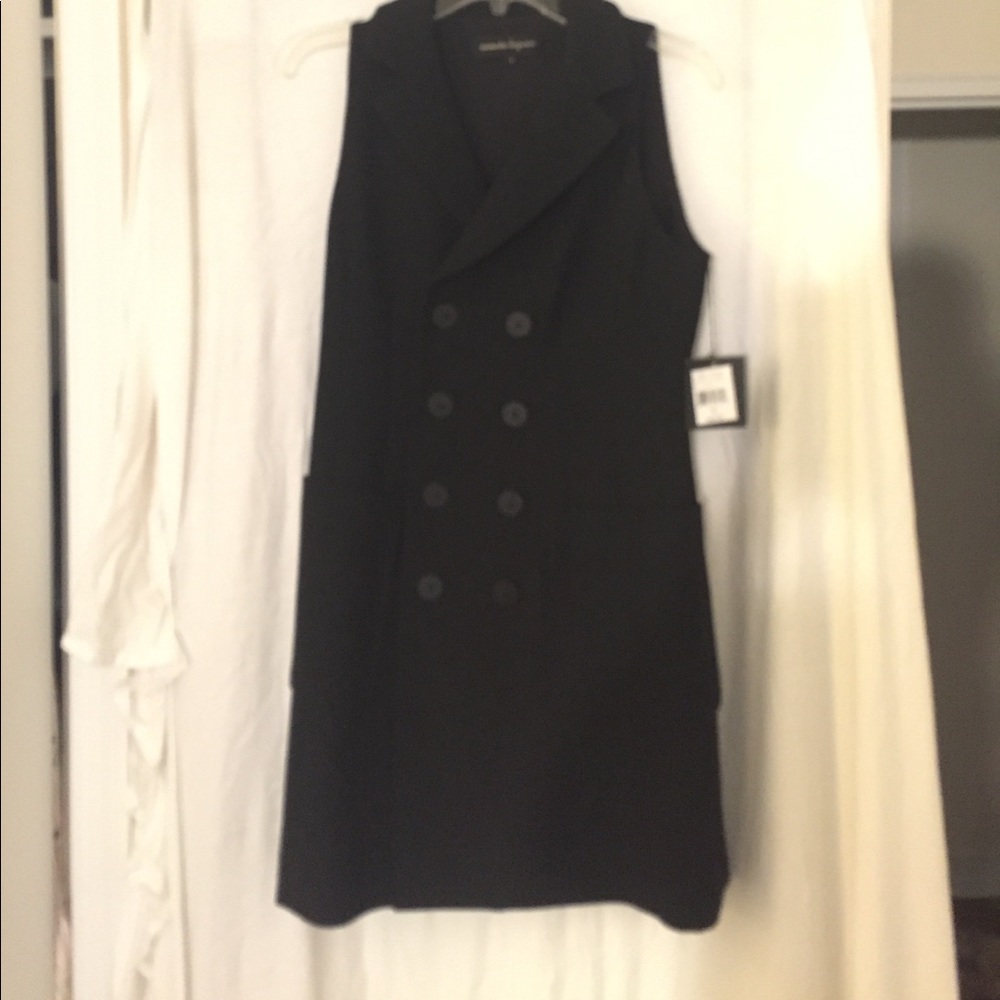 Double breasted vest dress