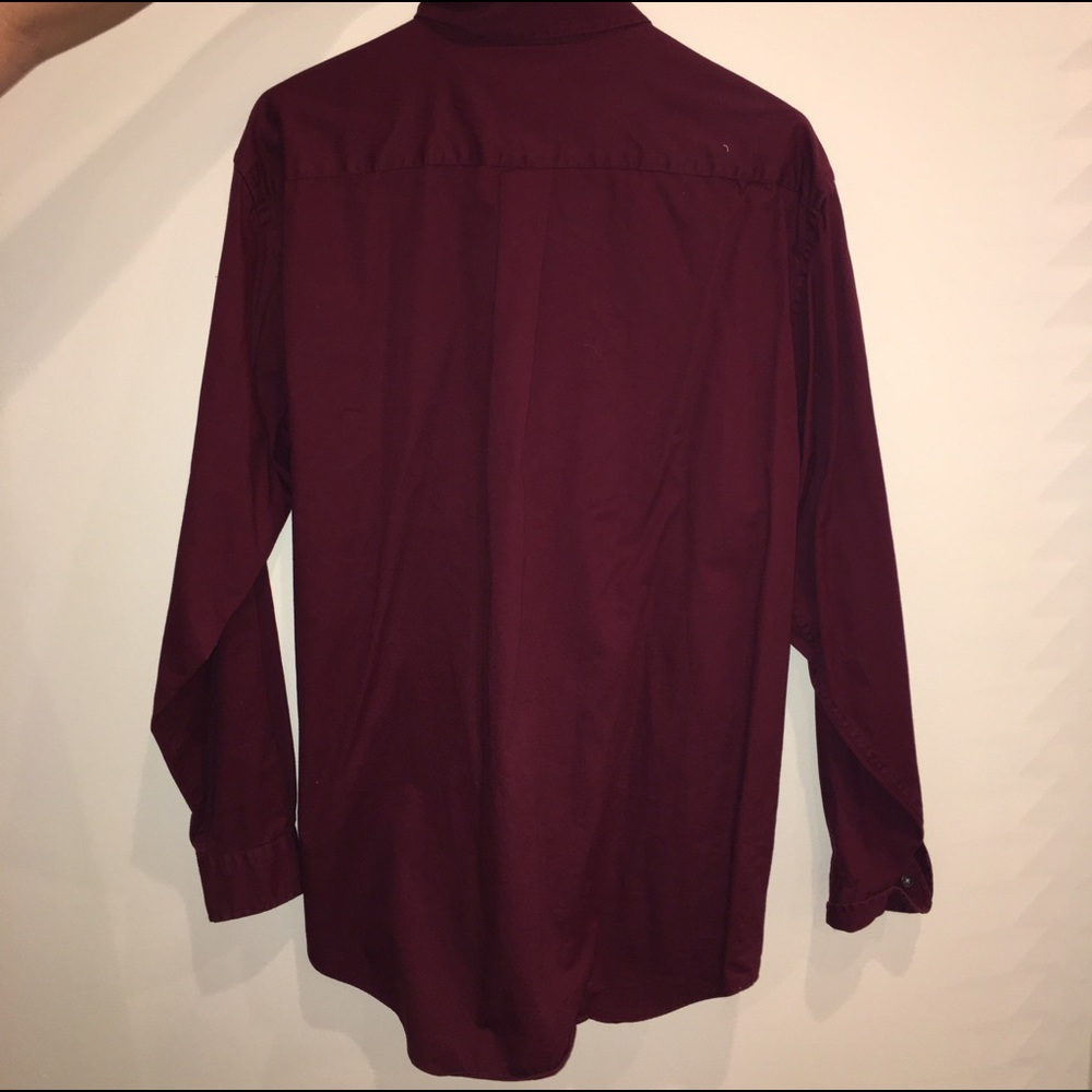 Maroon brooks brothers button up shirt - Picture 3 of 3