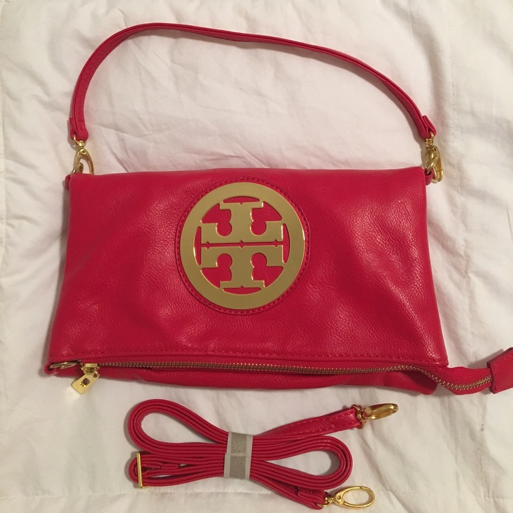 Tory Burch red purse