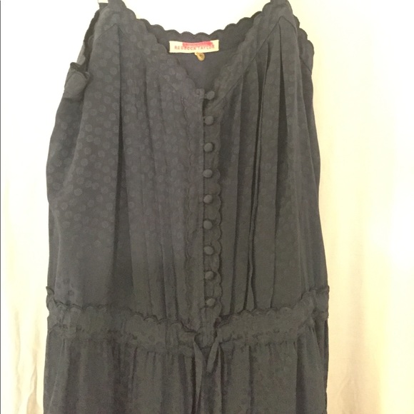 Silk ruffle tiered dress - Picture 2 of 3