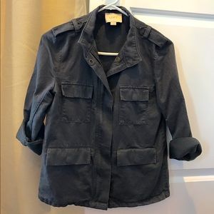 LOFT XS 3/4 sleeve utility jacket