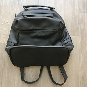 Zara Man Black Backpack