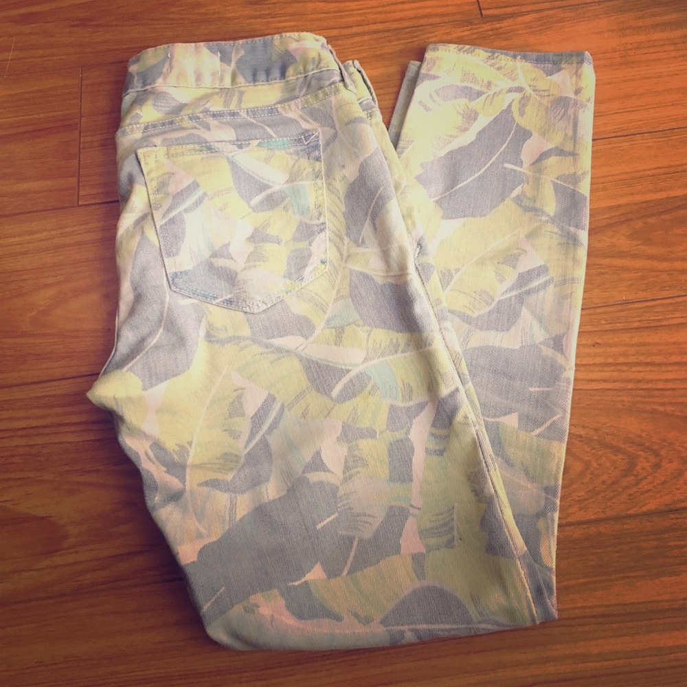 Gap 1969 Tropical 🌴 Always Skinny Jeans Sz 27
