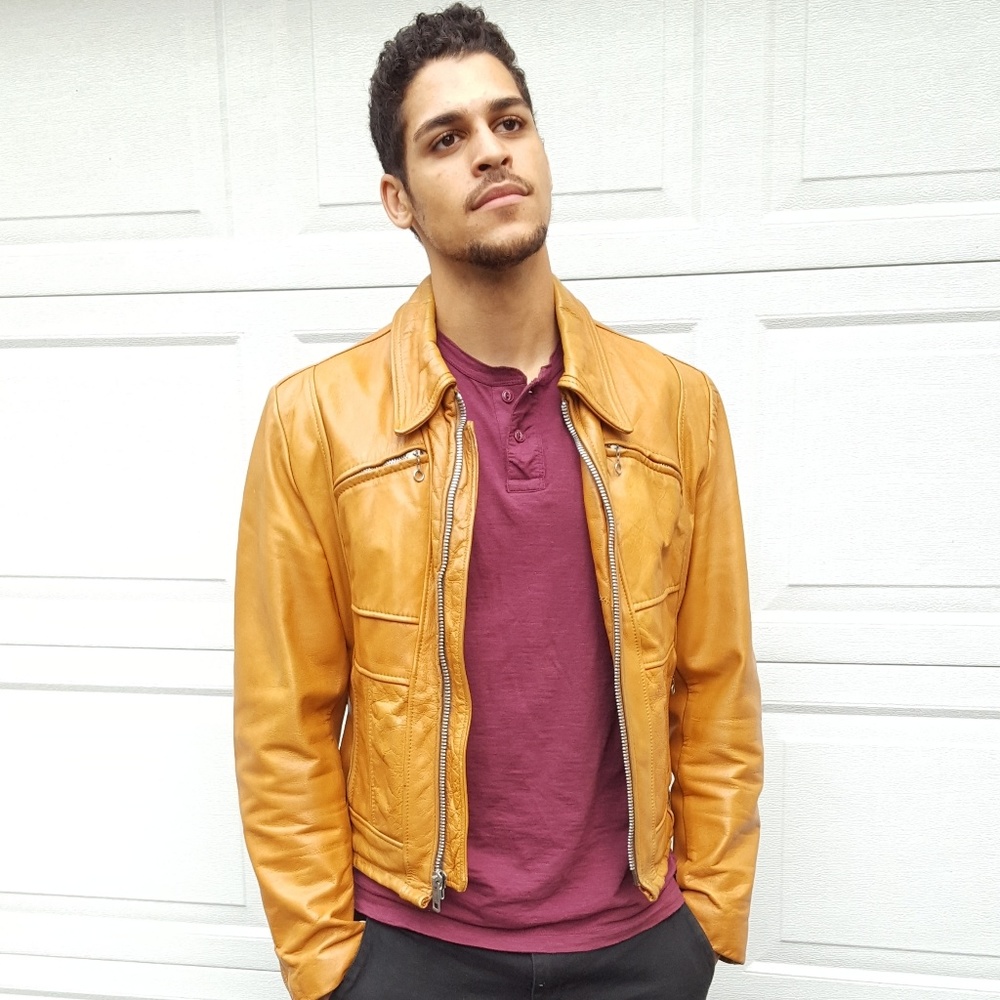 ~SALE~ Men's Vintage Genuine Leather Jacket