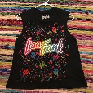 Lisa Frank black cut off