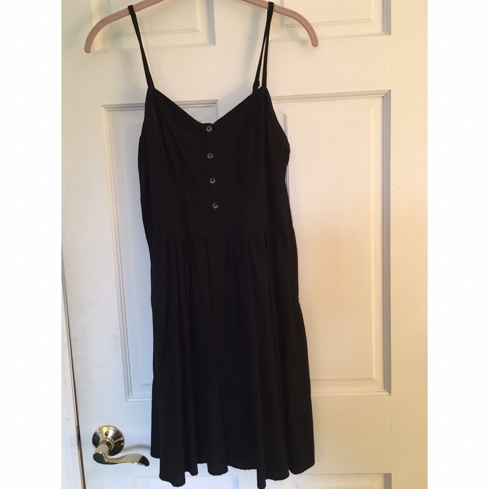 Black skater dress