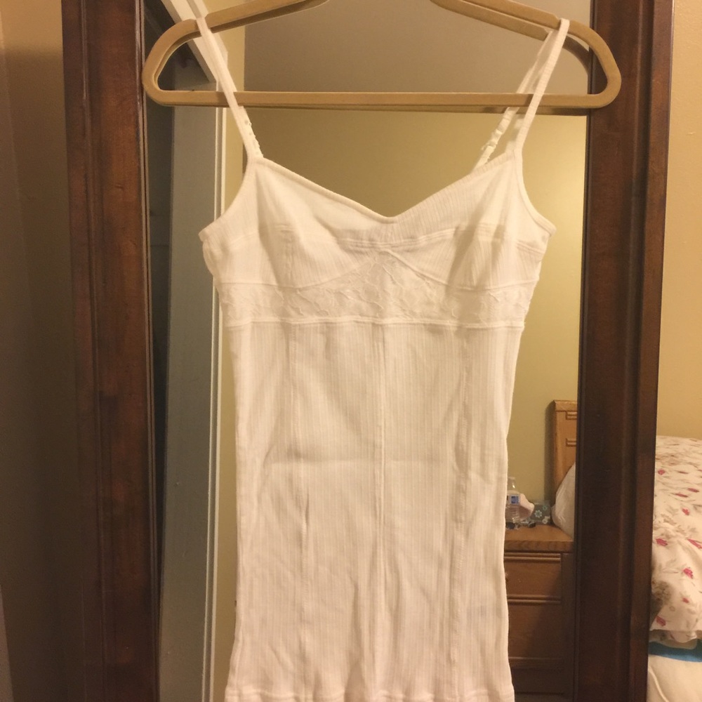 Trouve Cream Tank Top