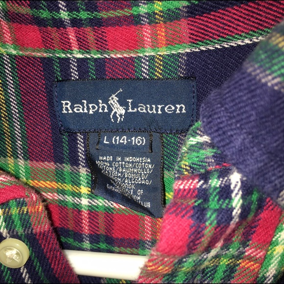 Button down polo flannel - Picture 2 of 3