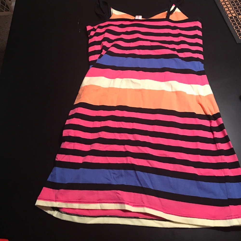 Colorful summer dress large