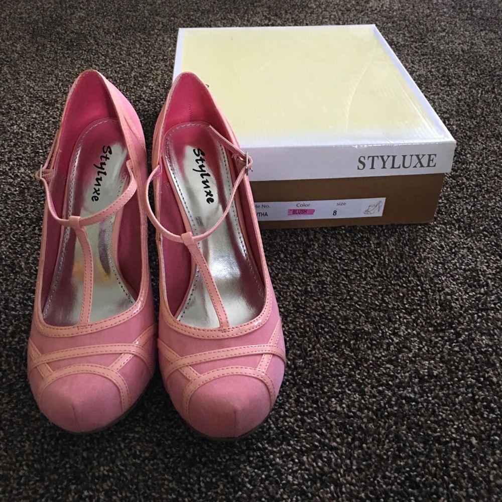 Styluxe Blush High Heels
