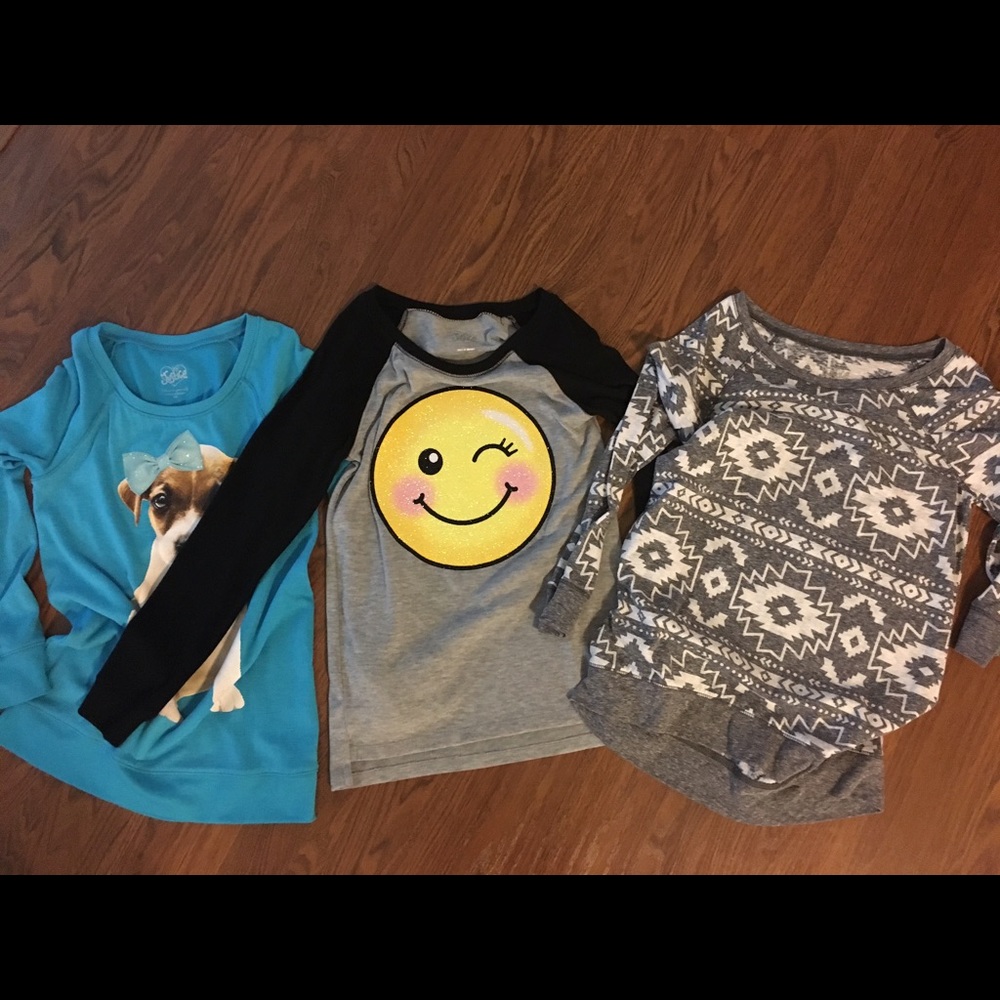 Girls size 10 Justice shirts in a batch