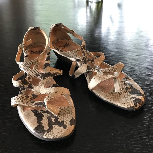 Sofft Shoes - Sofft Python Print Sandals Sofft Shoes - Sofft Python Print Sandals