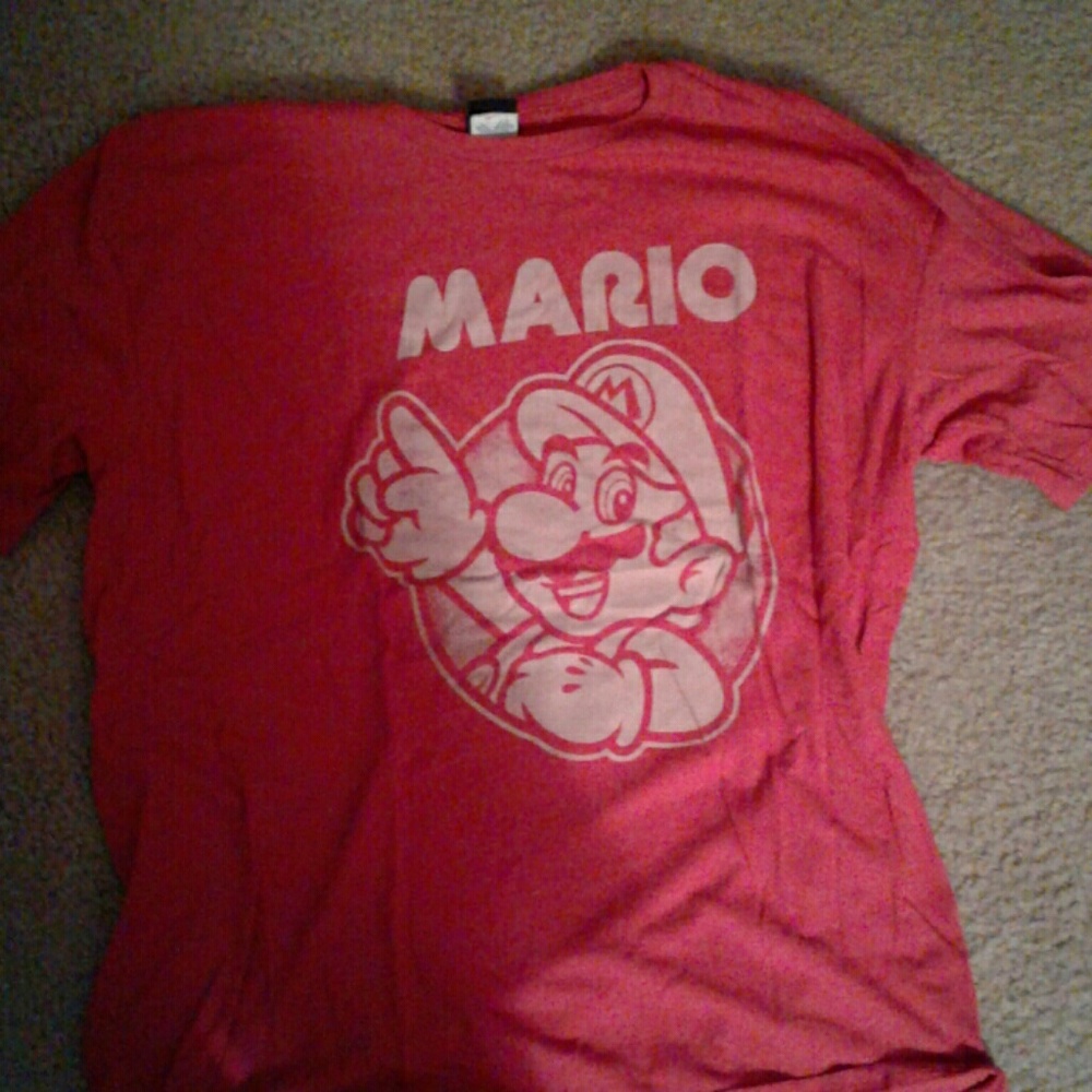 Super Mario red t-shirt size XXL
