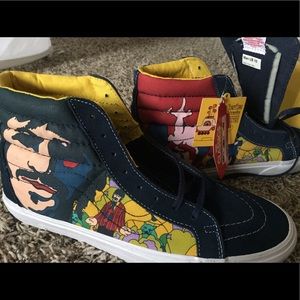 Size 10 limited addition "Beatles High Top Vans"