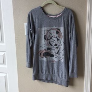 Grey Minnie Mouse shirt