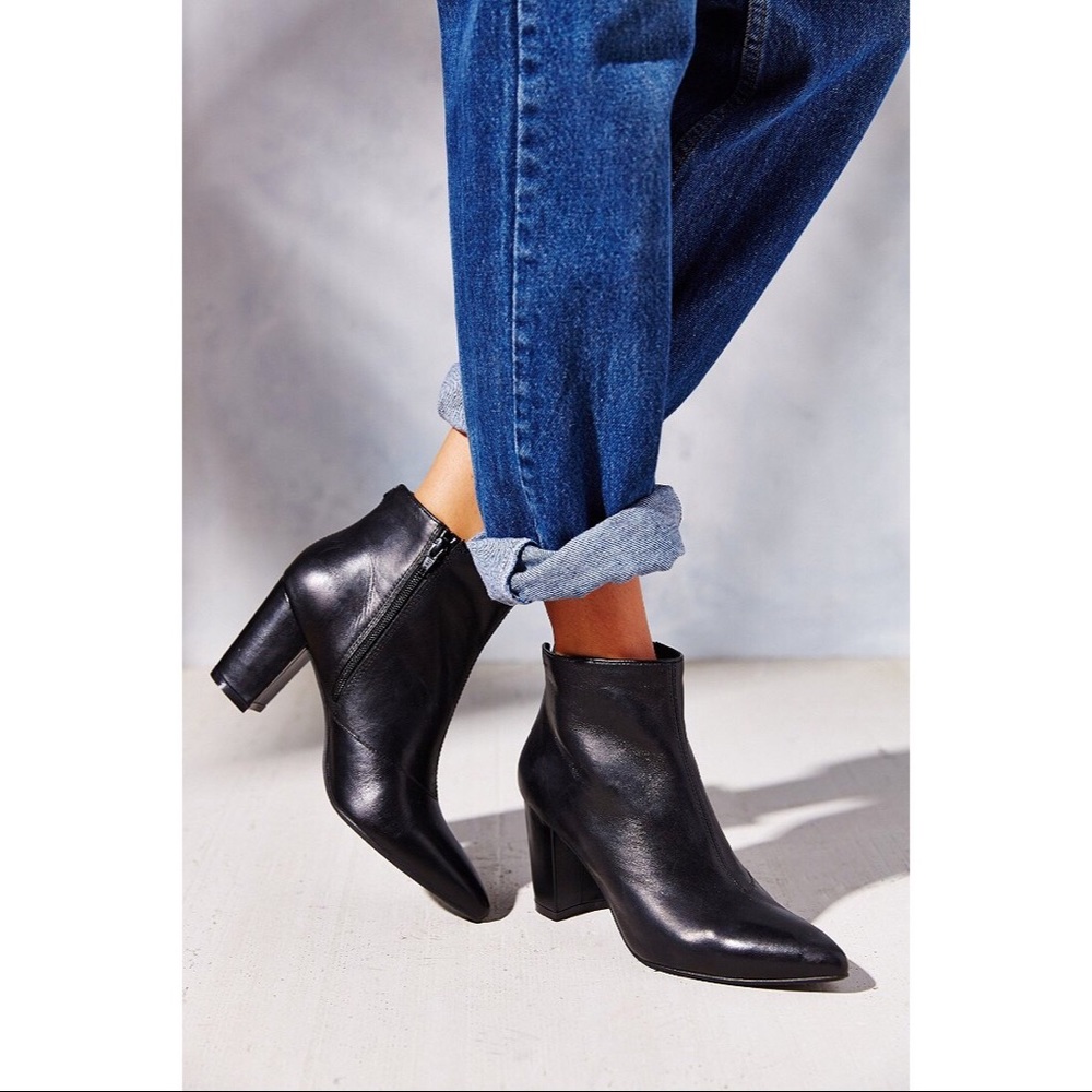 Vagabond Saida Leather Heeled Ankle Boot