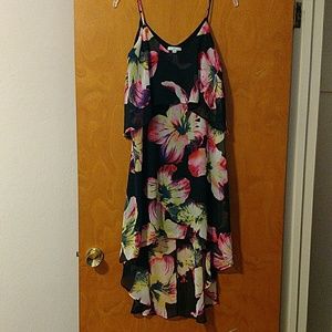 Gorgeous floral high-low dress