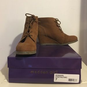 Madden Girl Domain Wedge Bootie