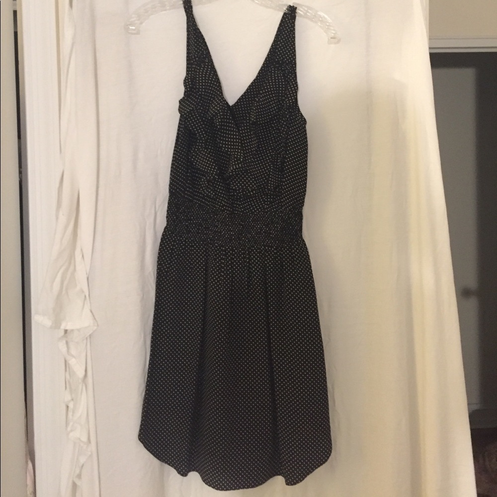 Pundit ruffle and smocked waist dress