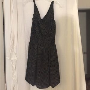 Pundit ruffle and smocked waist dress