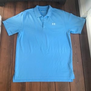 Under Armour- Golf Polo Baby Blue