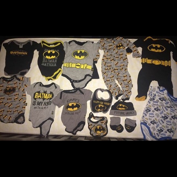 68% off Batman Other - 0-6 month baby boy Batman clothes ...
