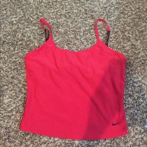 Nike crop workout top size medium