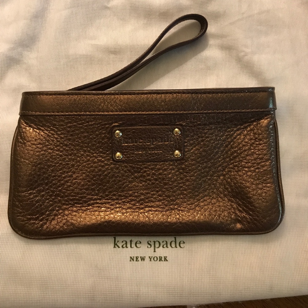 Kate Spade cheltenham zippered chrissy in bronze
