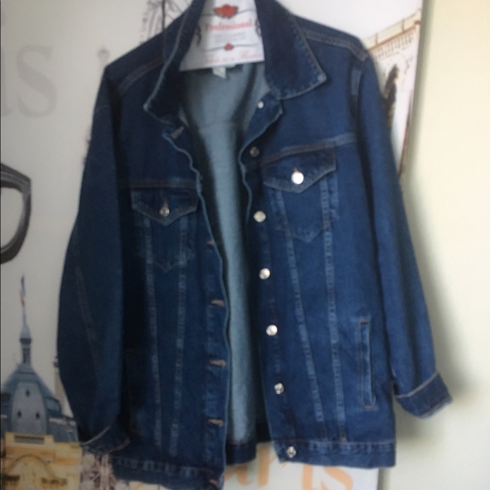 Forever 21 oversized denim jacket