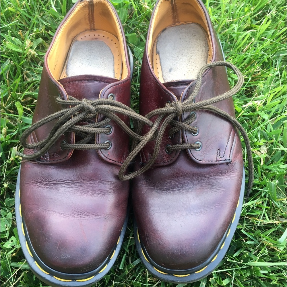Vintage Doc Marten Oxblood Oxfords Women's 8