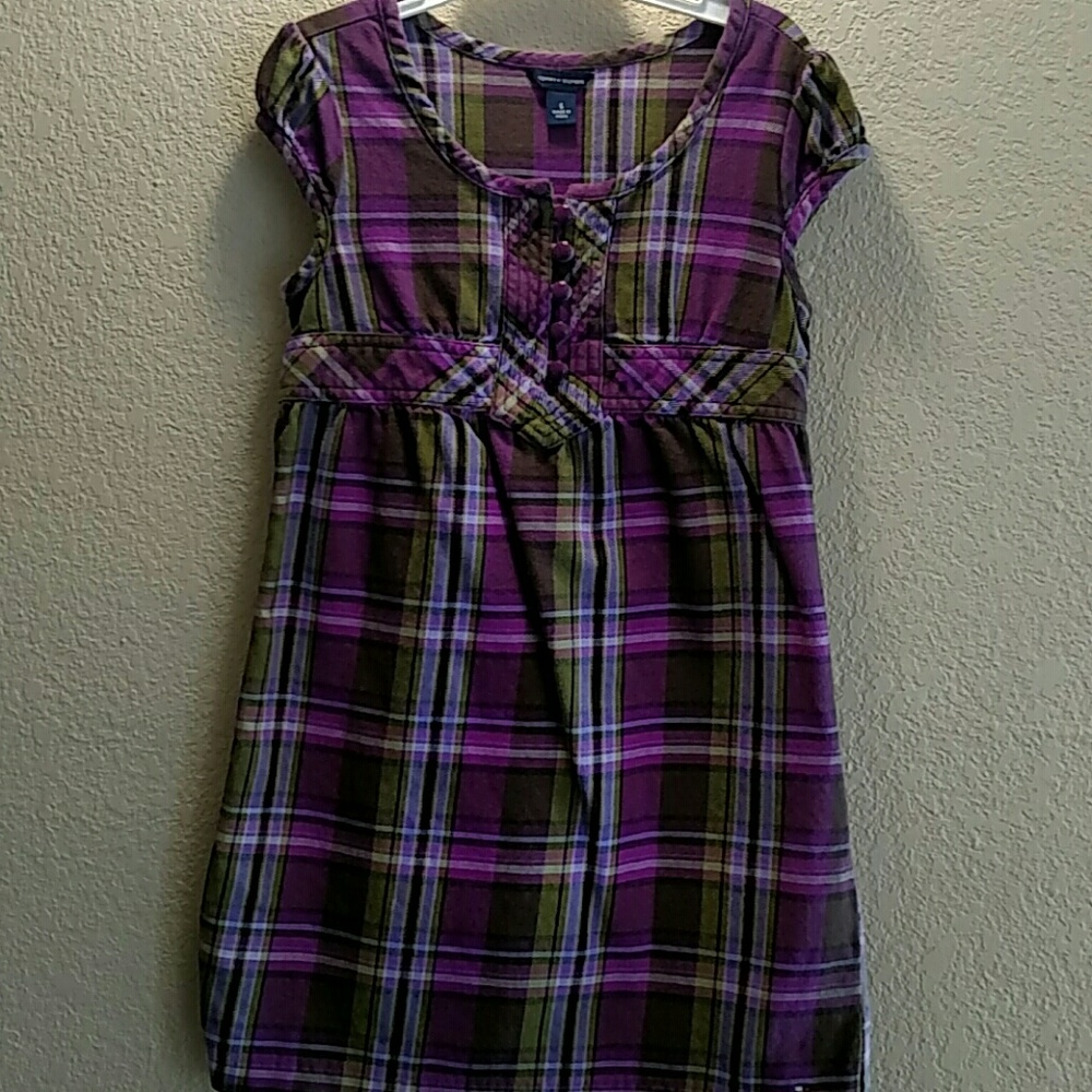 Tommy Hilfiger flannel dress sz 6