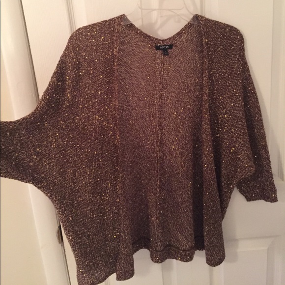 Gold sequin cardigan - Picture 3 of 3