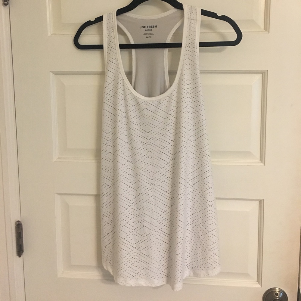 Joe Fresh Active White Tank