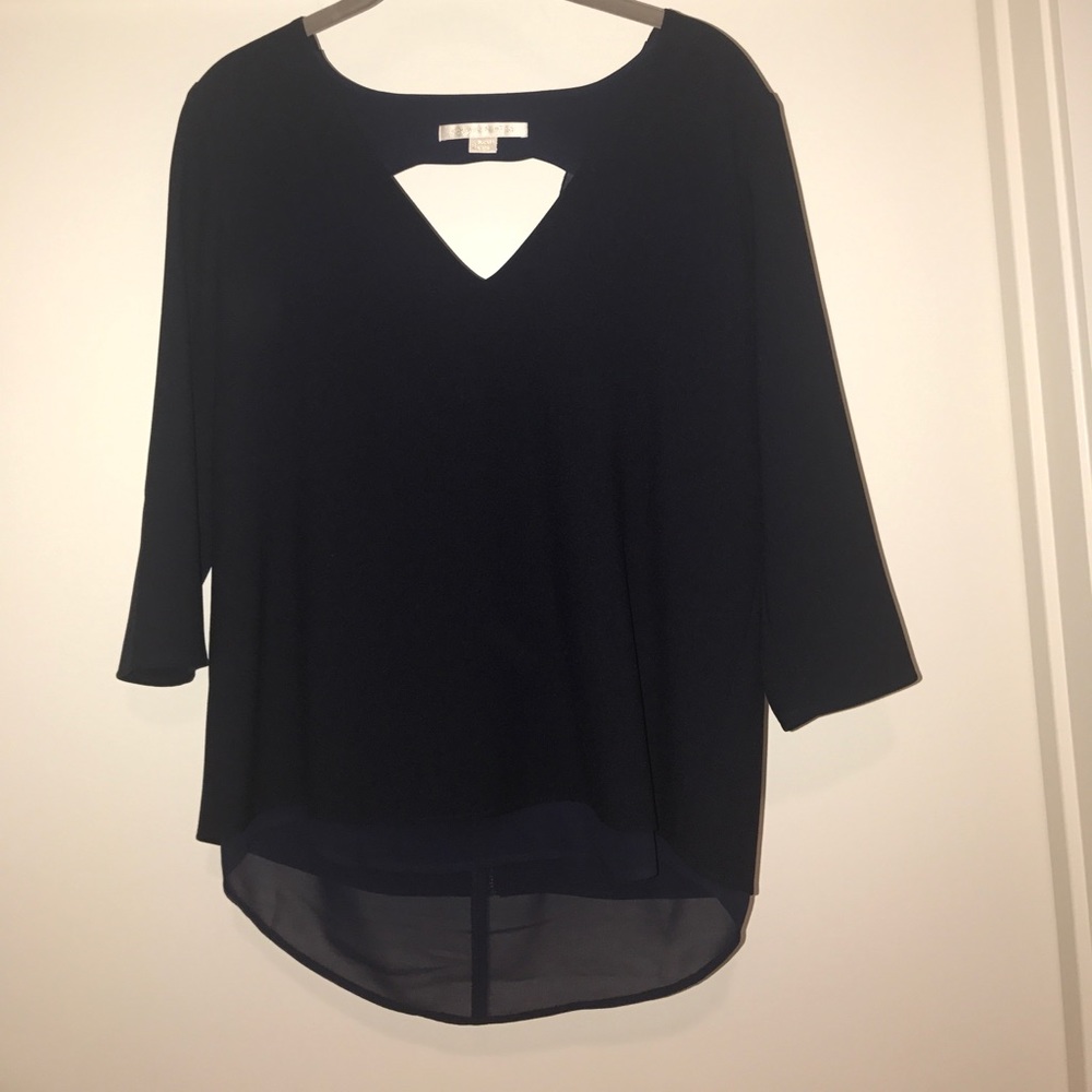 Cooper and Ella navy long sleeve top