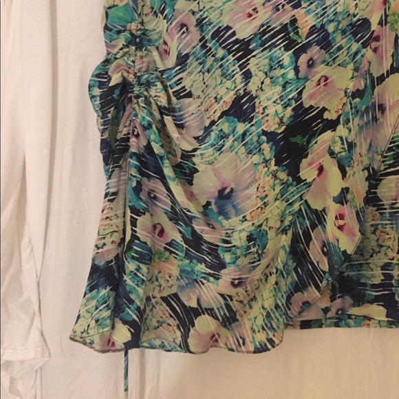 Printed side drawstring skirt - Picture 2 of 2