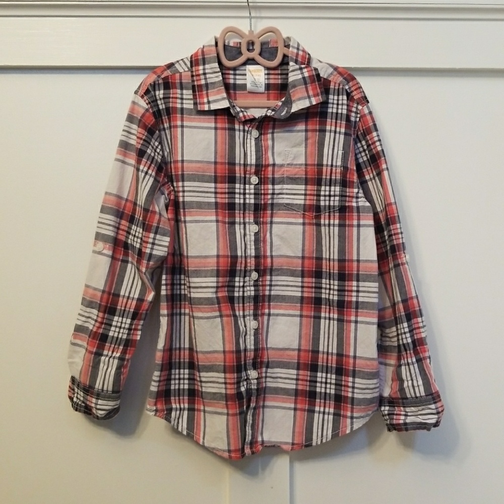 Boys youth buttoned down shirt