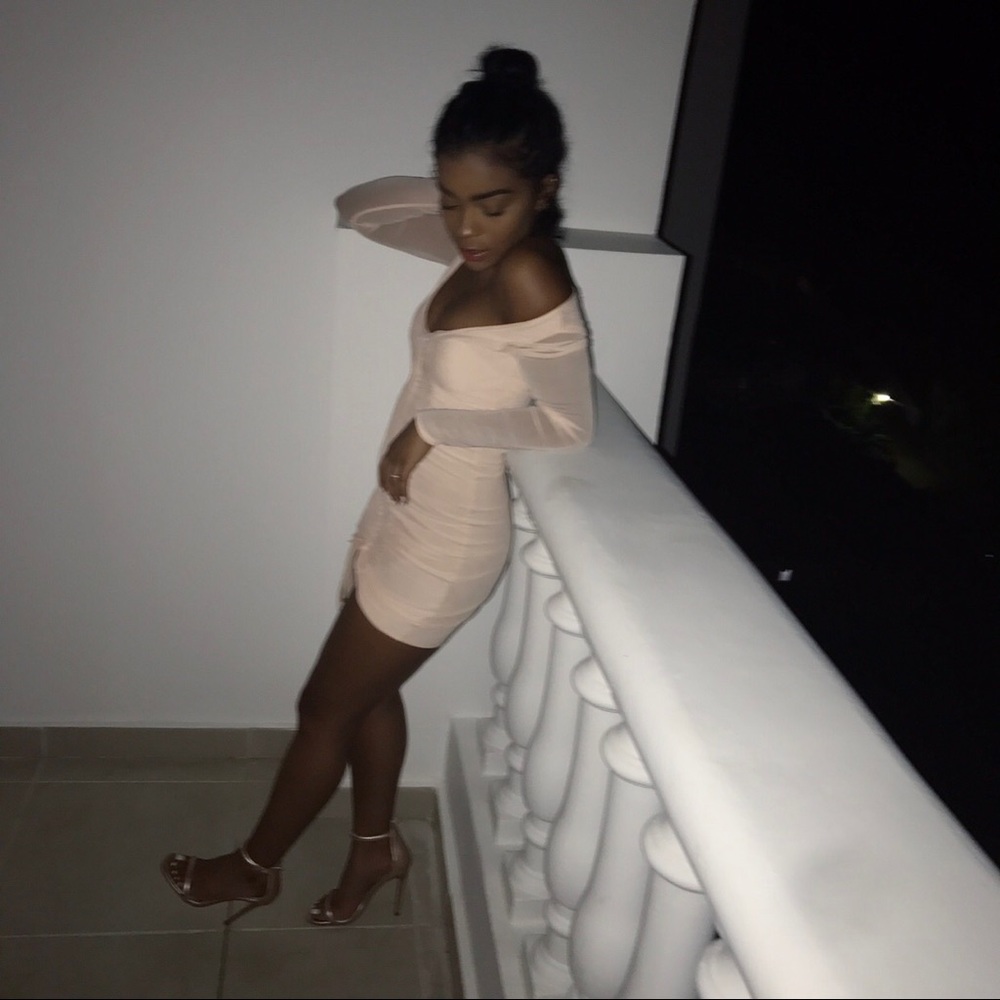 Wantedmylook Blush pink mini dress