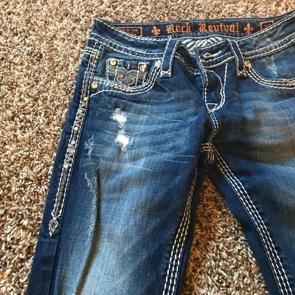 Rock Revival woman's jeans 26L - Picture 2 of 4