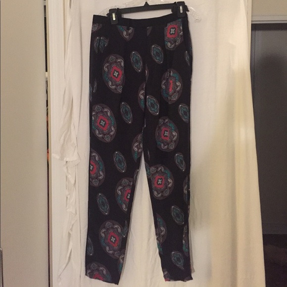 Printed silk pants - Picture 1 of 2