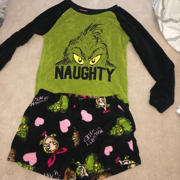 target Other - The grinch pajama set