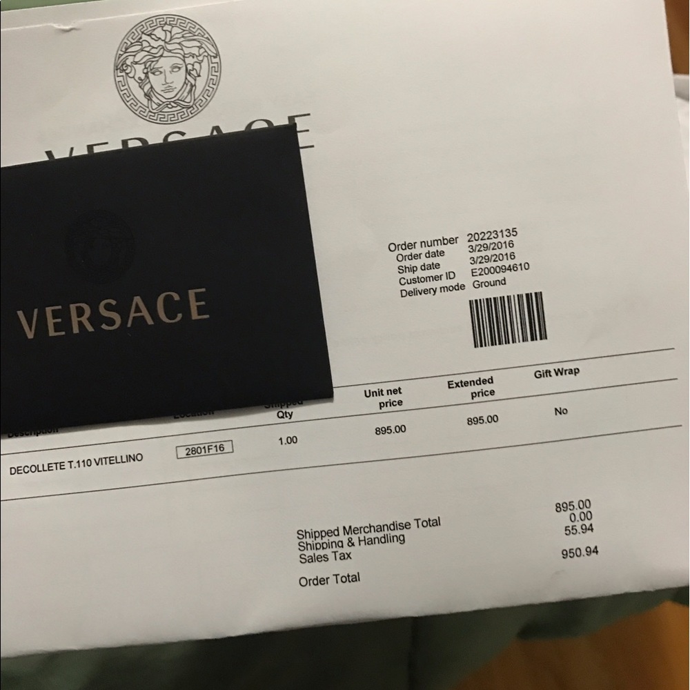 Versace heels - Picture 3 of 4