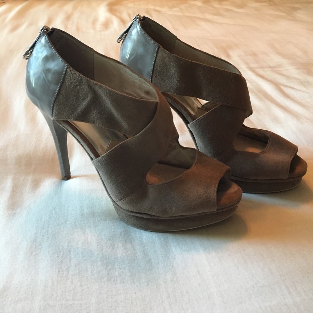 Michael Kors Suede Strap Pumps