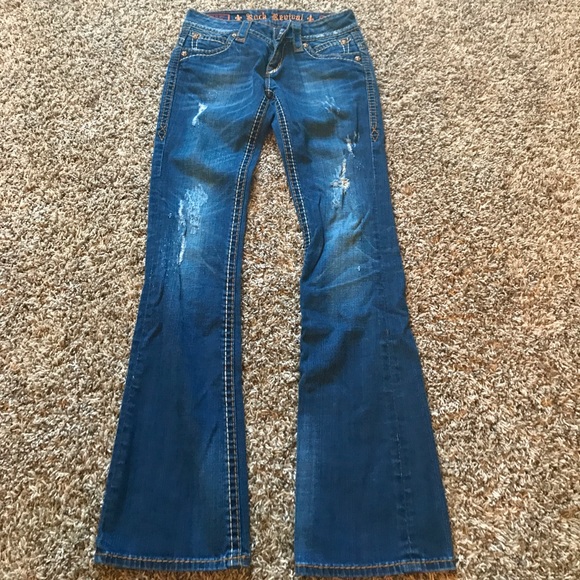 Rock Revival woman's jeans 27L - Picture 1 of 4